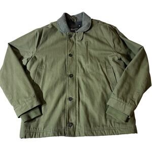 Tavik Modern Beach Culture Men’s Utility Coat Size XL Olive